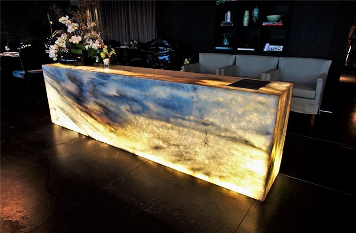 New Design Led Marble Sample Lumi Stone Light