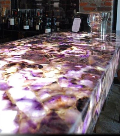 Backsplash tal-kwarz ta '3 pulzieri